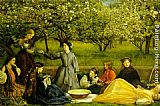 John Everett Millais Famous Paintings - apple blossoms spring